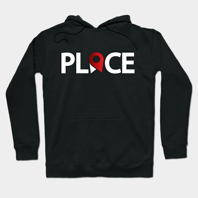 Happy place Hoodie by Geometric Designs